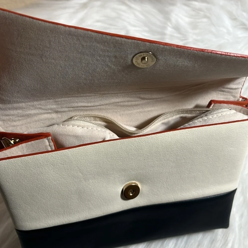 Street Level Color Block Snap Purse
